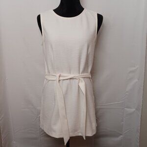 Women's Ann Taylor Factory Long Tank with Waist Tie and side slits Size Small